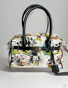 Vintage - Walt Disney World Minnie & Mickey Mouse Schloss & Schlüssel Umhängetasche Handtasche - Bild 1 von 9