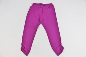 Girls Violet Leggings Purple Elastic Shirring Bottom Leg Cuff Tapered 8 - Picture 1 of 5