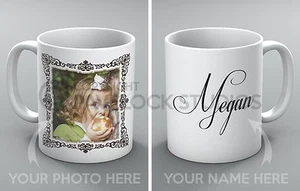 Photo Mug Mugs Name Photos Image Personalised Custom Cup Cups Birthday Gift - Picture 1 of 4