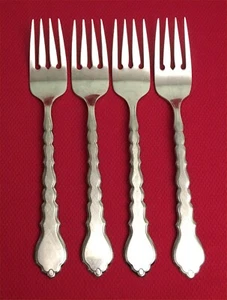Cuatro tenedores de postre para ensalada para ensalada de 6 3/4" para violonchelo comunitario - Imagen 1 de 2