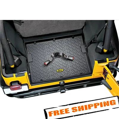 Bestop 51512-01 Rear Cargo Liner for 1976-2006 Jeep CJ7/CJ8, Wrangler TJ/YJ - Image 1 of 4