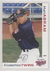 2001 Grandstand Elizabethton Twins Matt Abram #19