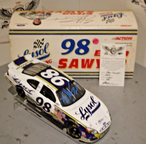 2000 Elton Sawyer Lysol 1/24 Action RCCA CW Bank NASCAR Diecast Autographed - Picture 1 of 2