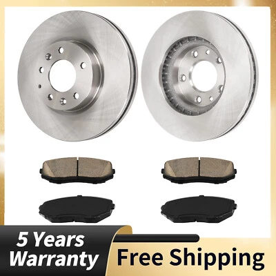 Kit de rotores de disco delanteros y pastillas de freno para Mazda CX-7 2007 2008 2009 2010 2011 2012 Foto 1 de 4