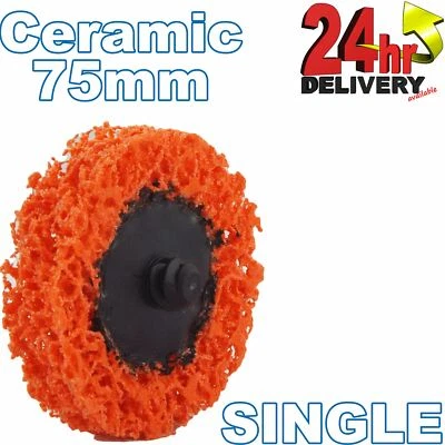 Norton Blaze 1x 75mm TR Roloc Stripping Disc 75mm x 13mm Stripping|Blending