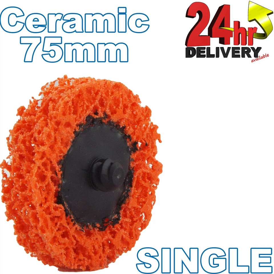 Norton Blaze 1x 75mm TR Roloc Stripping Disc 75mm x 13mm Stripping|Blending - Image 1 of 1