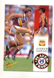 1995 Select series 2 common card 382/450 - Andrew Gowers - Brisbane