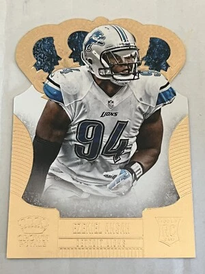 Ezekiel Ansah 2013 Panini Crown Royale Bronze Die-Cut #140 RC Detroit Lions NFL - Image 1 of 2