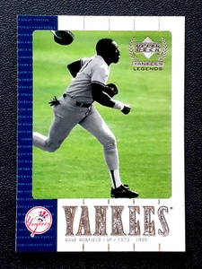 DAVE WINFIELD 2000 UPPER DECK YANKEES LEGENDS NO 8 55164 - Picture 1 of 2