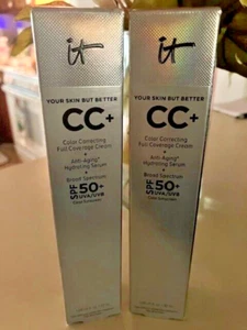 it CC+ Cream Anti-Aging Hydrating Color Correcting Full Coverage Serum SPF 50+ - Picture 1 of 3