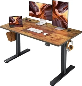 Electric Standing Desk Adjustable Height,48 x 24 Inch Sit and Stand Desk - Picture 1 of 7