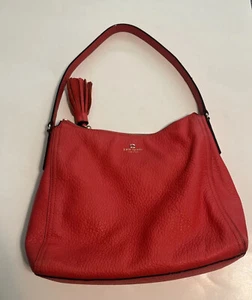 Kate Spade Cobble Hill Little Curtis Red Cowhide Leather Shoulder Bag - Picture 1 of 24