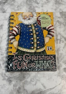 Mary Engelbreit Is Christmas Fun Or What? Wire Bound Journal Notebook 80 NEW - Image 1 of 4
