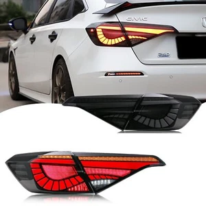 LED Sequential Tail Lights for Honda Civic 11th Gen 2021-2024 Sedan Rear Lamps  - Imagen 1 de 5