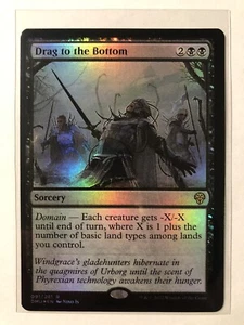 Drag To The Bottom Showcase Foil Dominaria United DMU MTG Magic The Gathering - Picture 1 of 1