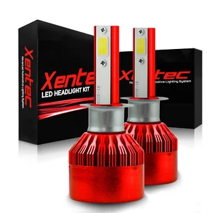 9006 HB4 1300W 195000LM COB LED Headlight Kit Hi/Lo Light Bulbs 6000K vs HID - Picture 1 of 12