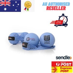 Yoga Tune Up Massage Therapy Plus Ball x 2 in mesh tote NEW trigger point