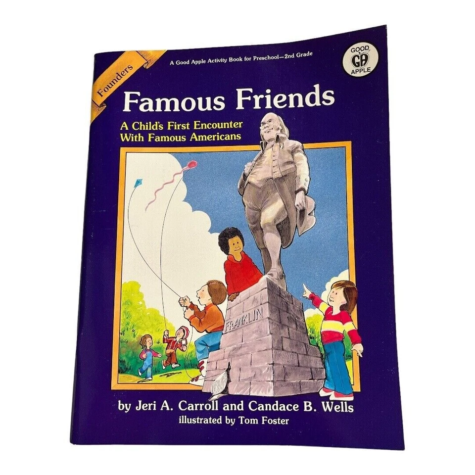 Famous Friends: Founders~Good Apple Social Studies Activity Book~PreK-2 ~ Q3 03 - Image 1 of 4