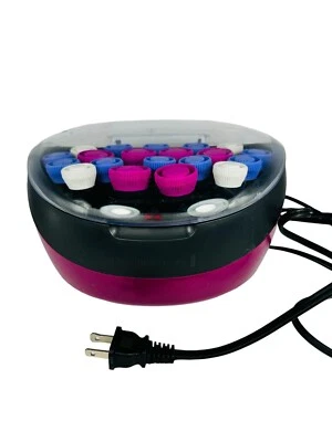 Remington Ionic Velvet Hot Rollers H-5600 3 Sizes NO CLIPS!Tested Working - Image 1 of 4