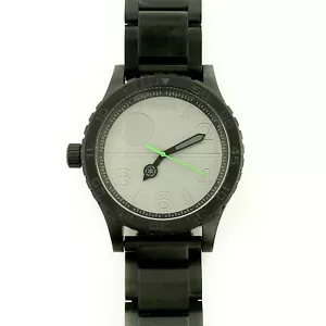 NIXON DEATH STAR THE 51-30 STAR WARS QUARTZ GRAUES ZIFFERBLATT SCHWARZ HERRENUHR - Bild 1 von 6