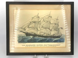 Currier & Ives 115 Nassau St Print "The Celebrated Clipper Ship Dreadnought - Bild 1 von 24