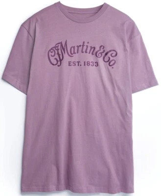 Camiseta Martin Guitars Tono Sobre Tono Lavanda - Mediana Foto 1 de 2