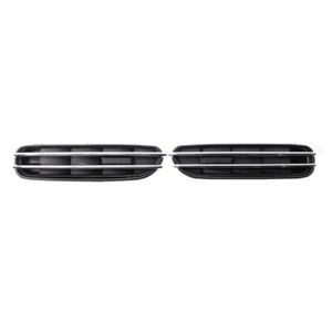 Side Fender Air Flow Vents Grille W/2 Plating Bars Fits BMW 5 Series E39 E60 M5 - Picture 1 of 5