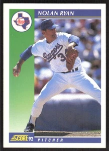 1992 Score Nolan Ryan Texas Rangers #2 - Picture 1 of 2