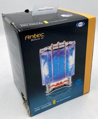 Antec Performance Max CPU Cooler, 92mm PWN Blue LED Fan, Socket AM2(+), AM3 - Image 1 of 4