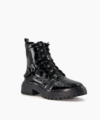 Dune London Womens Black Ankle Boots