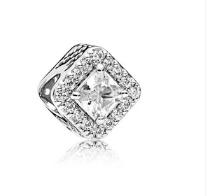 Pandora 796206cz  Charm Punto Luce Quadrato Scintillante - Foto 1 di 1