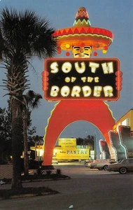 #K1855     SOUTH OF THE BORDER,  S.C.     POSTCARD, - Picture 1 of 2