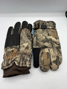 Mossy Oak Breakup Camo Gloves XL 3M Thinsulate Waterproof Fleece Lined - Picture 1 of 10