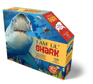 Madd Capp Puzzles Jr. - Ich bin Lil 'Hai - 100 Teile Tierformpuzzle - Bild 1 von 5
