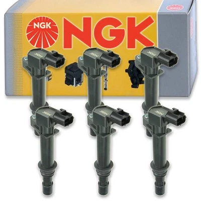 6 pcs NGK Ignition Coil for 2007-2008 Dodge Nitro 3.7L V6 - Spark Plug Tune ge - Image 1 of 4