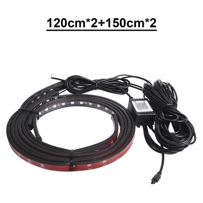 4Pcs LED Chassis Light Modified W/ Fantasy Ambient Light APP+Remote 120*2+150*2 — 第 1/4 张图片