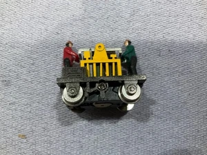 BACHMANN HO SCALE 2 MAN GANDY DANCER HAND TROLLEY WORKS GOOD - Picture 1 of 6