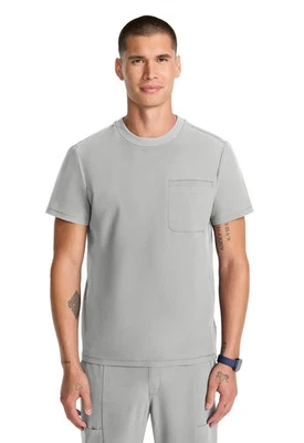 Vapor Cherokee Scrubs Infinity GNR8 Mens Crew Neck Top IN646A VAPR - Image 1 of 4