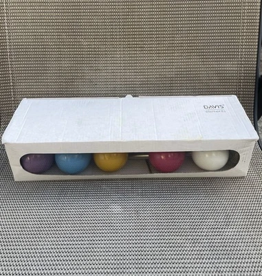 Read Desc. Davis Furniture Elements DOTS Painted Wood Knobs Set of 5 Multicolor - Image 1 of 4