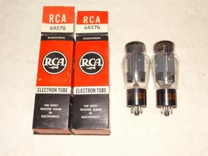 2 tubi RCA 6AS7g *NOS-nuovi con scatola *coppia molto forte * #11 - Foto 1 di 5