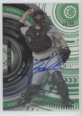 2017 Bowman High Tek Green Rainbow Auto /99 Zack Collins #BHT-ZC Auto - Image 1 of 2
