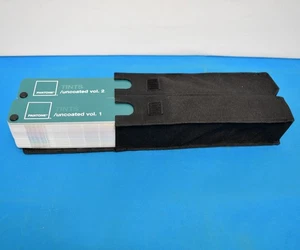 Tintes Pantone recubiertos y sin recubrimiento Vol. 1 y Vol. 2 (2x) libros de referencia a color. - Imagen 1 de 10