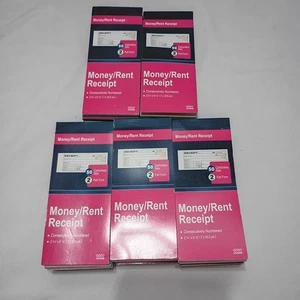 24 Barmietbeleg Durchschreibebeleg 50 Sets Datensatz Geldbuch 2 teilig Duplikat Kopie - Bild 1 von 5