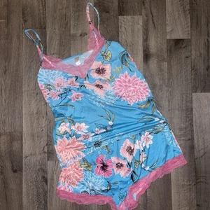 Secret Treasures Pajamas Women’s Size 2X Pink Stripes 2 Pc Spring Cami Vacay Set - Picture 1 of 6