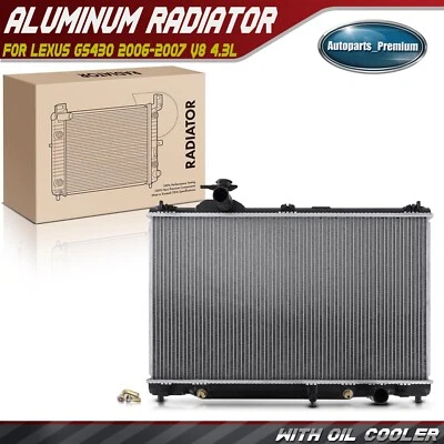 Radiador con enfriador de aceite de transmisión para Lexus GS430 2006-2007 V8 4,3 L automático Foto 1 de 4