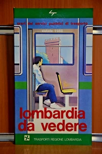 Lombardia da vedere Estate 1988 "Orari dei servizi pubblici di trasporto" TCI - Foto 1 di 12