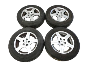 4x Reserverad Alufelge Winterreifen 175/70R14 5X100 6.2-8.1mm für Polo 6R - Bild 1 von 12
