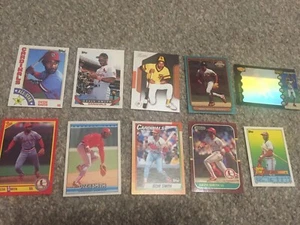 Ozzie Smith 10 Card Lot MLB Padres Cardinals The Wizard Back Flip MVP HOF Gold G - Picture 1 of 1