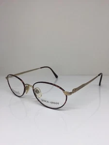 New Vintage Giorgio Armani 237 Eyeglasses GA 237 C. 832 Tortoise Gold 49mm Italy - Picture 1 of 12