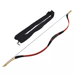 20-100 Pfund traditionelle recurve Schleife Langbogen HAN Schleife handgefertigt Bogenschießen Jagd Schießen - Bild 1 von 9